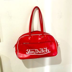 Large Red Von Dutch Bag